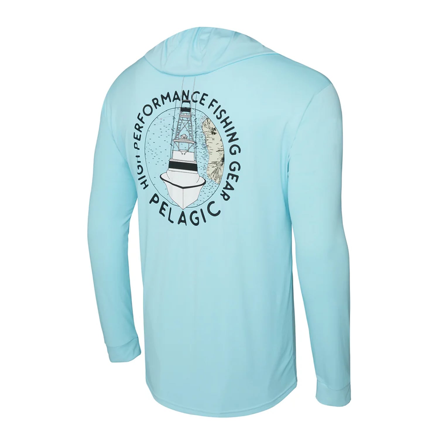 Pelagic Aquatek High Tower Hooded Performance Shirt (Men’s)