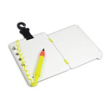 Fold Open Dive Slate with Pencil and Clip
