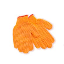 Gold Knit Gripper Gloves
