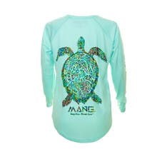 MANG Planting Hope Turtle Long Sleeve Performance Shirt (Women's)