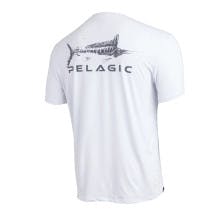 Pelagic Stratos Gyotaku Marlin Short Sleeve Shirt (Men's)