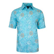 Weekender Hibiscus Garden Hawaiian Woven Shirt (Men’s)