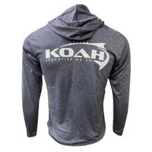 Koah Logo Dri Fit Hooded Long Sleeve Performance Shirt