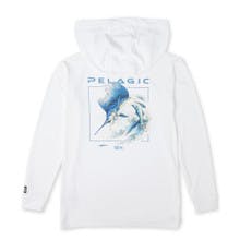 Pelagic Aquatek Hooded Sailfish Long Sleeve Performance Shirt (Toddler’s)