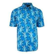 Weekender Windy Palms Hawaiian Short Sleeve Button Down Shirt (Men’s)