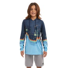 Pelagic Vaportek Hooded Long Sleeve Sonar Performance Shirt (Kid’s)