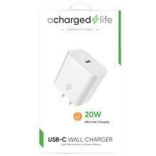 A Charged Life USB-C Wall Charger
