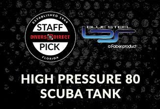 Staff Pick: Blue Steel Faber FX High Pressure 80 Galvanized Scuba Tank