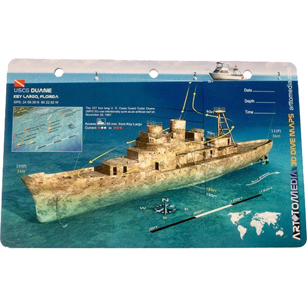 Spiegel Grove Wreck 3D Dive Site Map