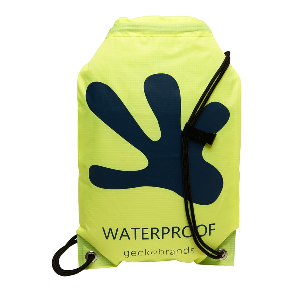 Gecko Waterproof Drawstring Backpack