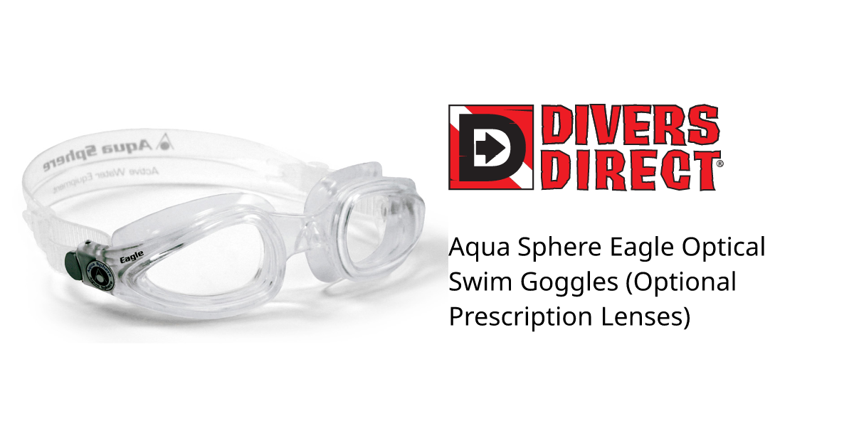 Aqua sphere eagle goggles with prescription lenses top