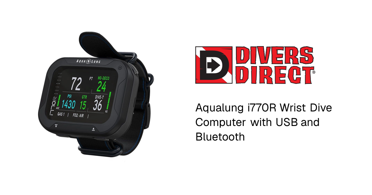 Aqualung i770R Wrist Dive Computer with USB and Bluetooth