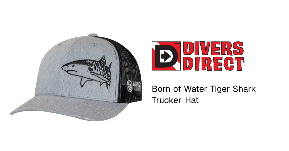 Born of Water Tiger Shark Trucker Hat