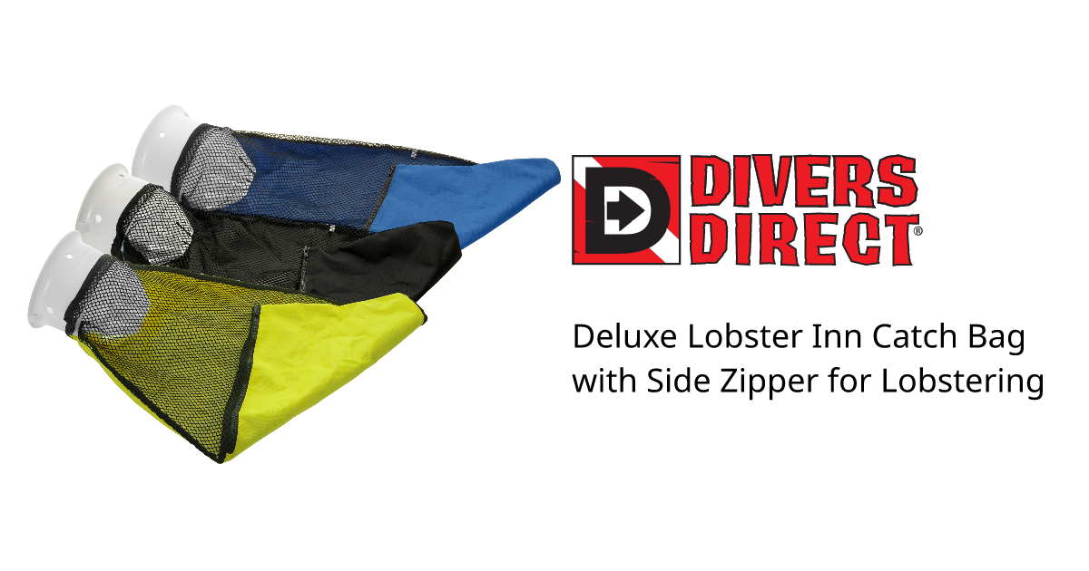 Soflo Spearfishing Lobster Inn - Larger Capacity Deluxe Zipper Canvas Material - Premium Lobstering Bag Snag Free Dive Flag Puncture
