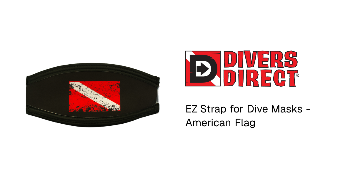 EZ Strap for Dive Masks - American Flag