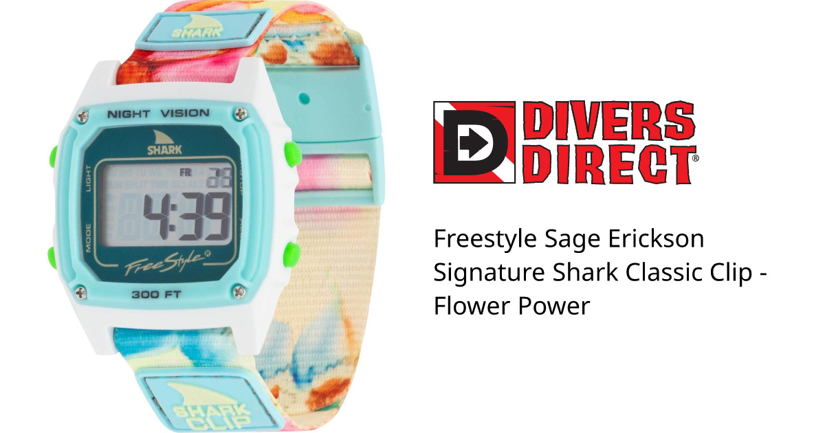 Freestyle Sage Erickson Signature Shark Classic Clip Flower Power