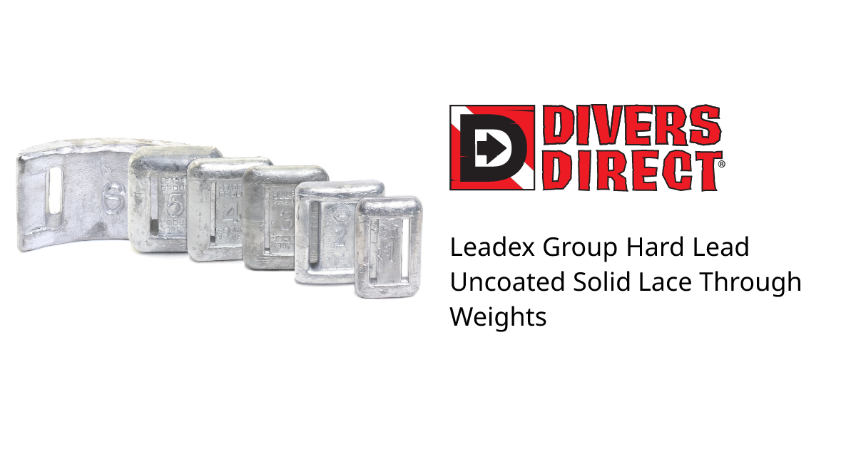 Leadex Group Hard Lead Uncoated Solid Lace Through Weights