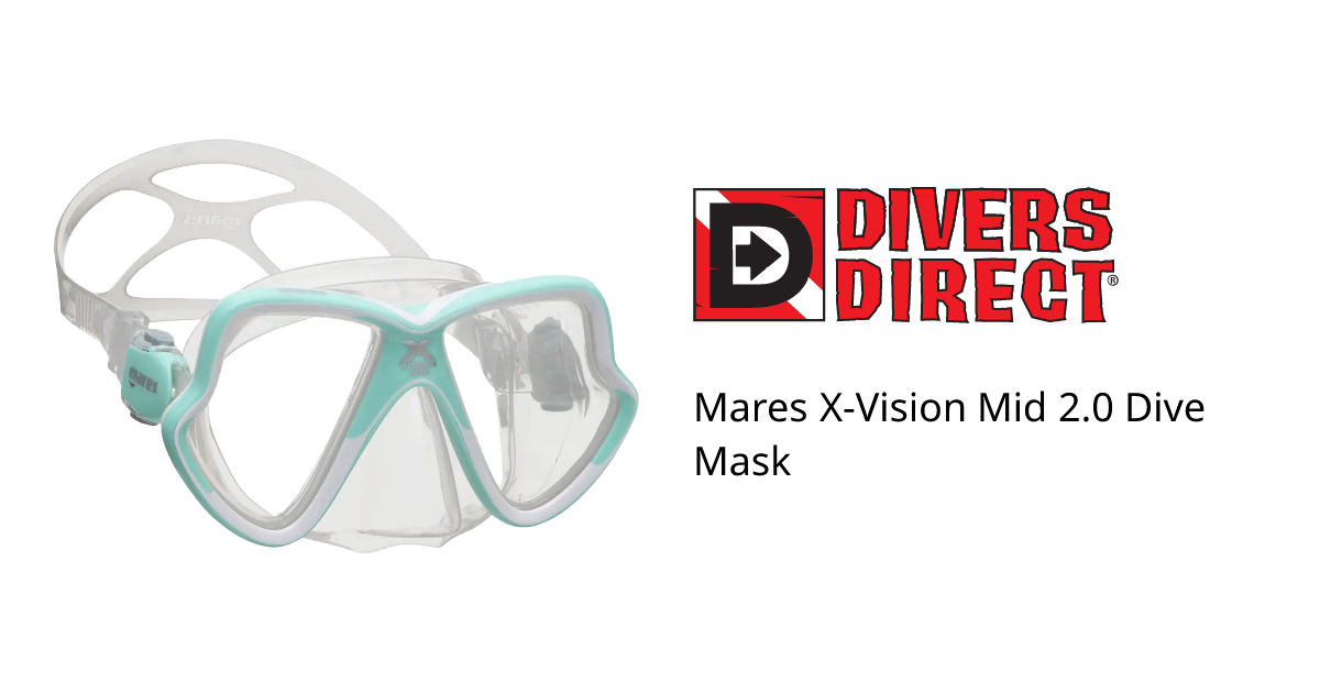 Mares X-Vision Mid 2.0 Maschera Subacquea - Silicone, Design Idrodinamico, Ampio Campo Visivo - Foto 8