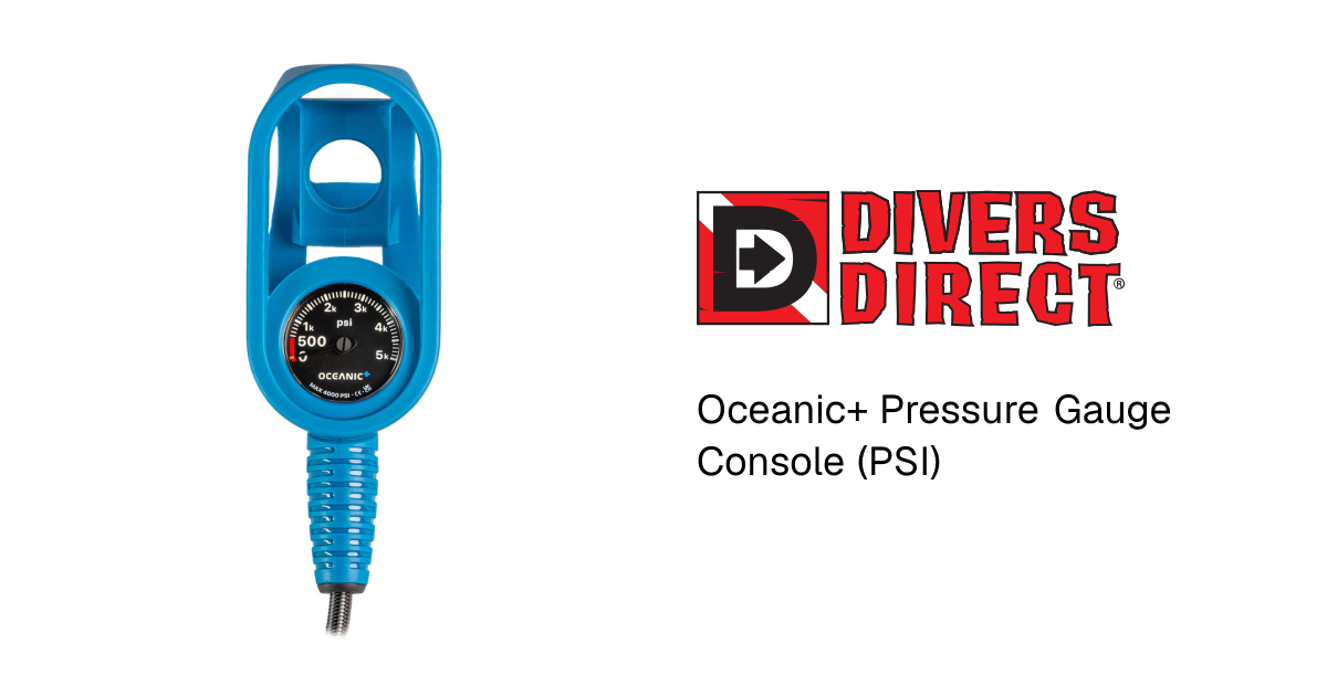 Oceanic+ Pressure Gauge Console (PSI)