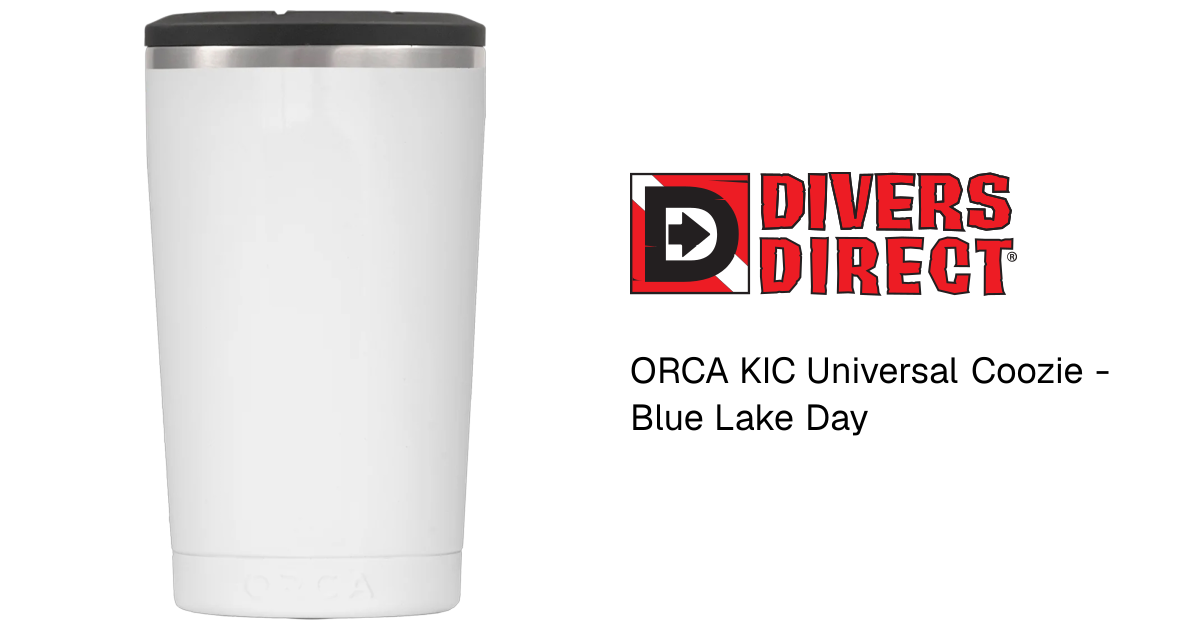 K•᷄ʚ•᷅OZU ORCA KIC Universal Coozie - Blue Lake Day