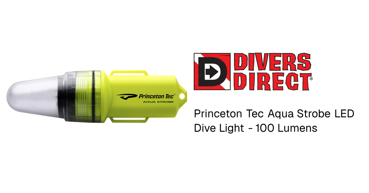 Princeton Tec Aqua Strobe – Luce LED Stroboscopica Per Immersioni, Galleggiante, 100 Lumen, Con Cinturino In Velcro E Cordino - 3