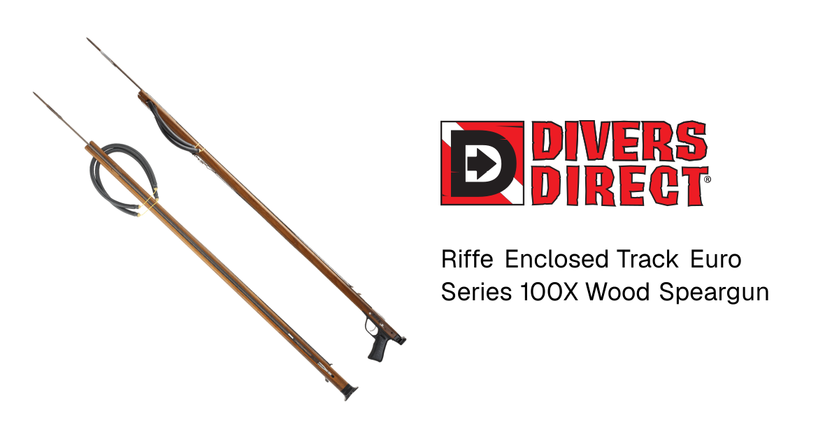 Riffe Enclosed Track Euro Series 100X Wood Speargun