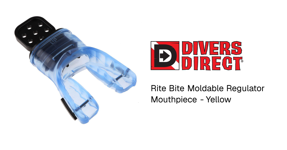 Rite Bite Moldable Regulator Mouthpiece - Yellow