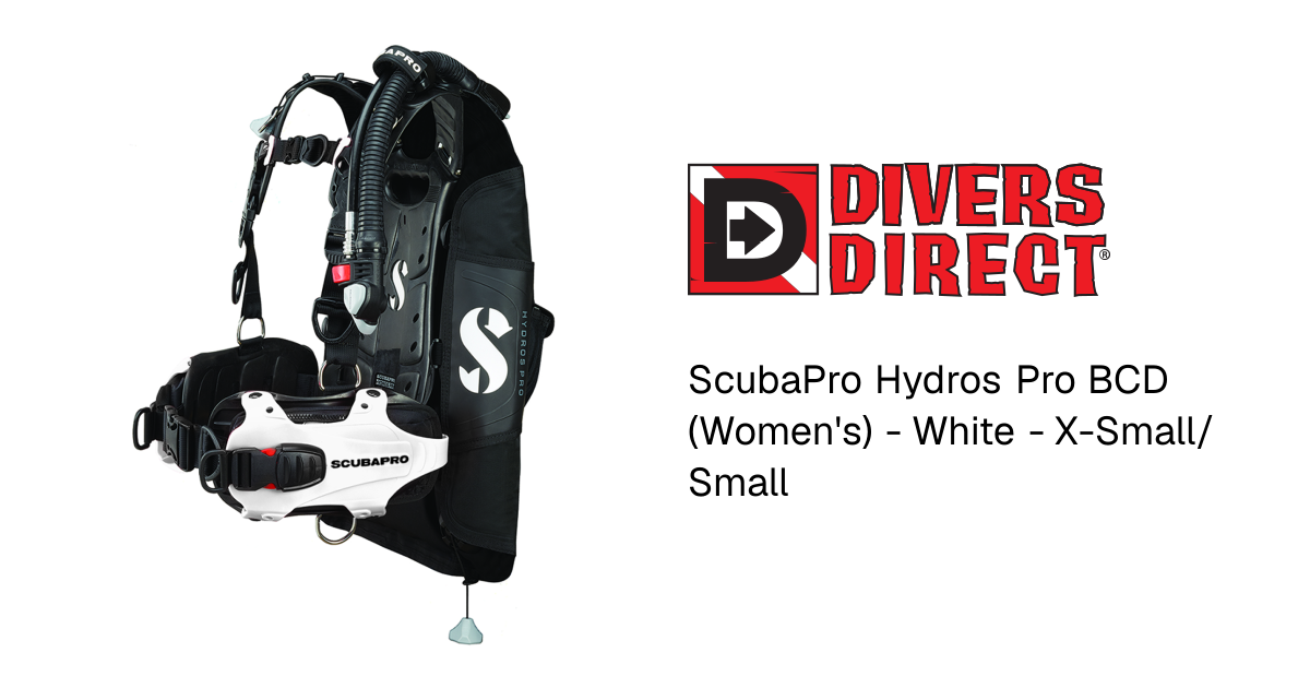 ScubaPro Hydros Pro BCD (Women's) - White - X-Small/Small