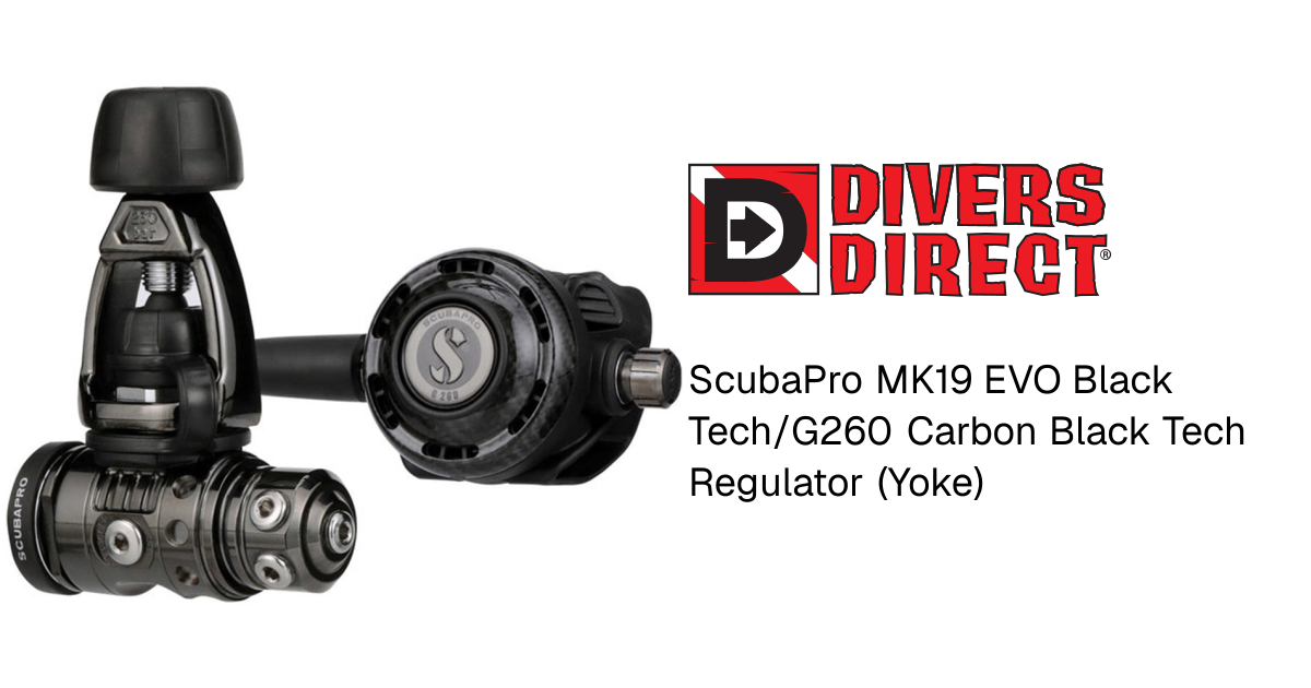 Regolatore Immersione SCUBAPRO Mk19 Evo BT/G260 Carbon - Per Acqua Fredda