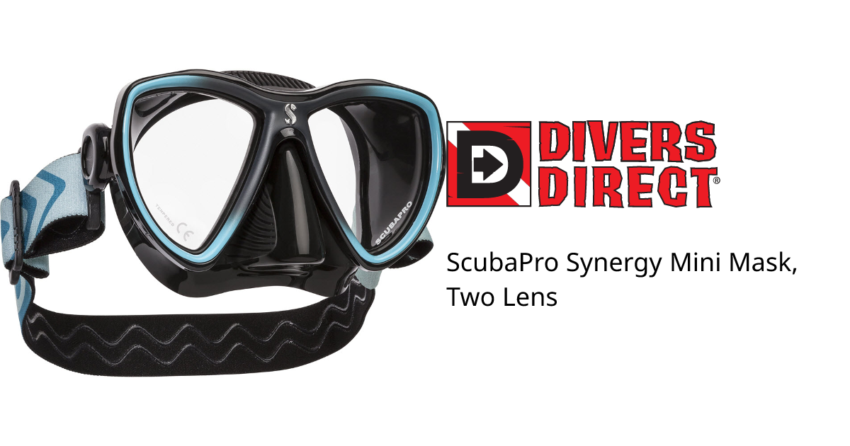 Scubapro SYNERGY TWIN DIVE MASK With COMFORT STRAP