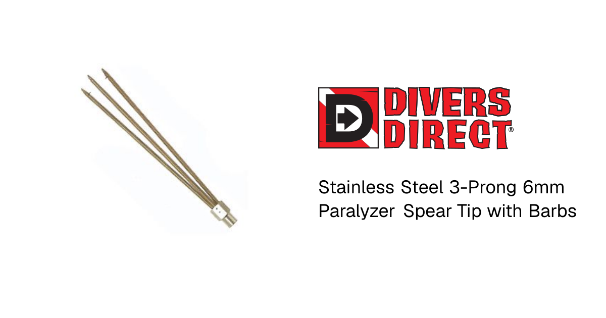 3 Prong Paralyzer Spear Tip - Spring Steel For Spearfishing Pole Spear Head