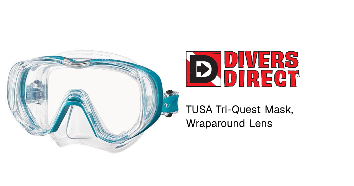 TUSA Tri-Quest Mask, Wraparound Lens
