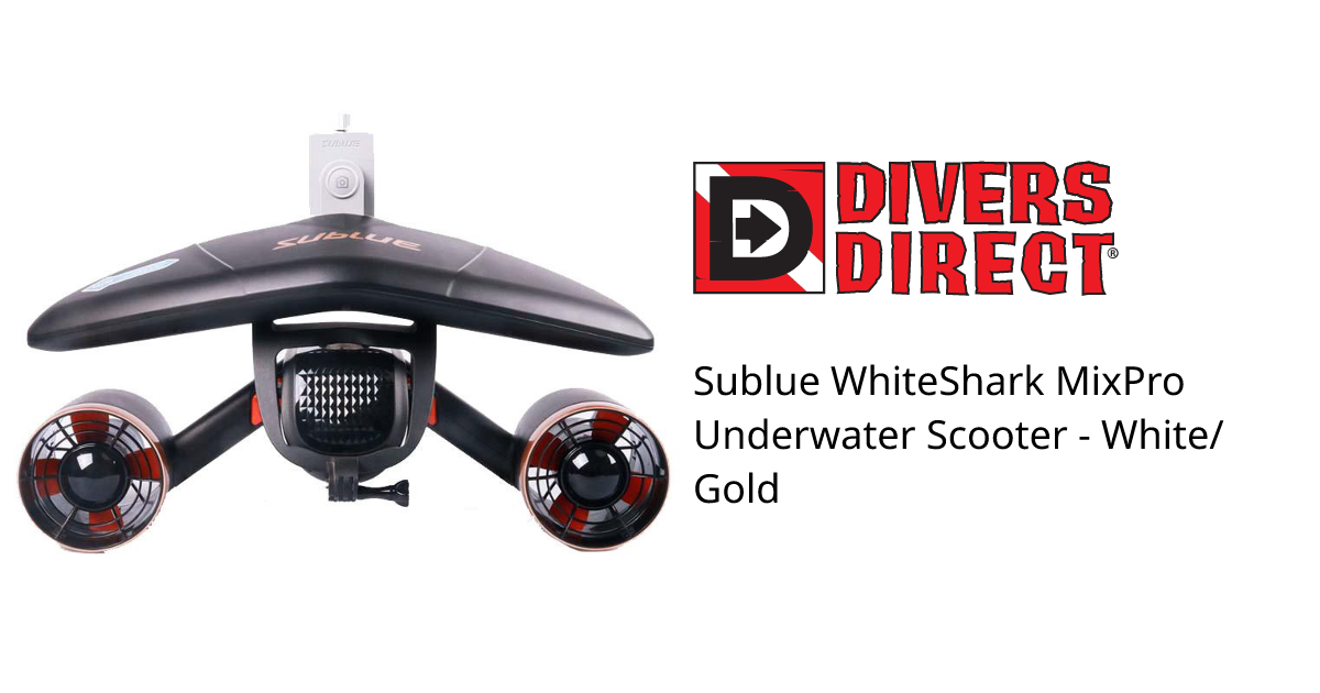 Sublue WhiteShark MixPro Underwater Scooter - White/Gold